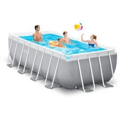 Intex 26790 Prisma Frame Premium Oberirdischer Pool Rechteckig 400x200x122cm