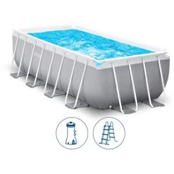Intex 26790 Prisma Frame Premium Oberirdischer Pool Rechteckig 400x200x122cm -INTEX Geschäft 28012645 3