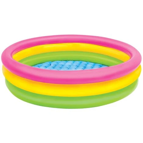 Sunset Aufblasbarer Pool 3 Ringe 114x25 Cm INTEX 1 Sunset Aufblasbarer Pool 3 Ringe 114x25 Cm INTEX