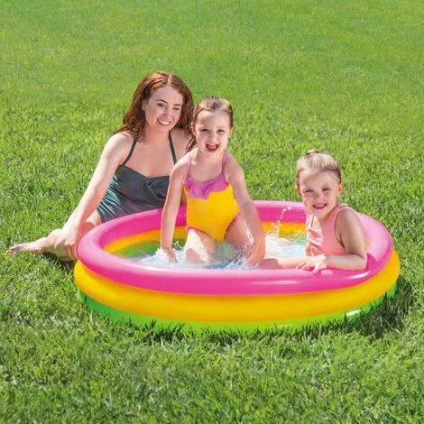 Sunset Aufblasbarer Pool 3 Ringe 114x25 Cm INTEX 2 Sunset Aufblasbarer Pool 3 Ringe 114x25 Cm INTEX – Bild 2