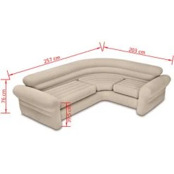 Aufblasbares Ecksofa/Couch 257x203x76 Cm 68575NP INTEX -INTEX Geschäft 3372462 3