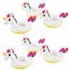 Intex Aufblasbare Pool Getränkehalter 6er Set Einhorn Schwimmende Becherhalter