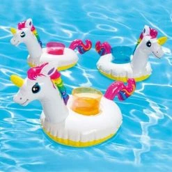 Intex Aufblasbare Pool Getränkehalter 6er Set Einhorn Schwimmende Becherhalter -INTEX Geschäft 34591894 3