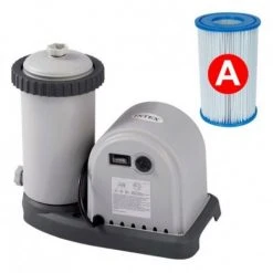 Intex 26744 Greywood Prism Frame Pool Set Ø549x122cm Pumpe Leiter Abdeckplane -INTEX Geschäft 34962670 4