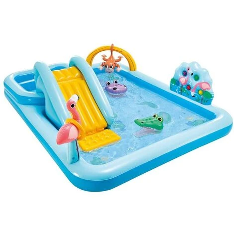 Intex Play Center Jungle Adventure Planschbecken Pool Wasserrutsche Aufblasbar 2 Intex Play Center Jungle Adventure Planschbecken Pool Wasserrutsche Aufblasbar – Bild 2