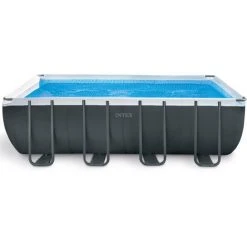 Intex Frame Swimming Pool Set "Ultra Quadra XTR" Anthrazit 549 X 274 X 132 Cm Inkl. Sandfilteranlage