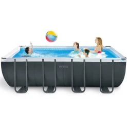 Intex Frame Swimming Pool Set "Ultra Quadra XTR" Anthrazit 549 X 274 X 132 Cm Inkl. Sandfilteranlage -INTEX Geschäft 43976996 3