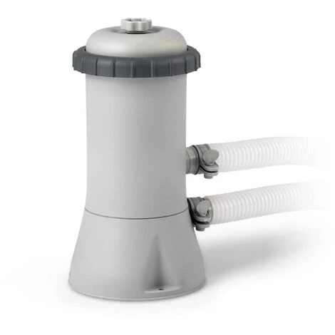 Intex 26788 Swimming Pool Set Frame Prism Quadra 400x200x100cm Pumpe Leiter Grau 4 Intex 26788 Swimming Pool Set Frame Prism Quadra 400x200x100cm Pumpe Leiter Grau – Bild 4