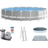 Intex 26732 Prism Frame Swimming Pool Set Ø549x122cm Pumpe Leiter Abdeckplane