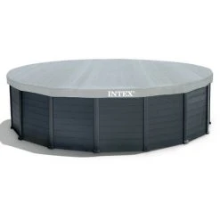 Intex Frame Swimming Pool Set "Graphit" Graphit Ø 478 X 124 Cm Inkl. Sandfilteranlage -INTEX Geschäft 52934002 3