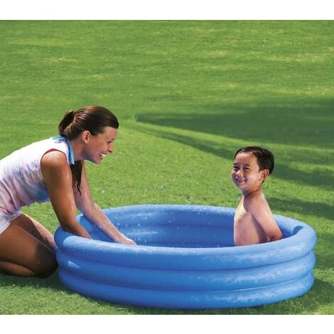 Intex Planschbecken 114 X 25 Cm Crystal Blue 3 Ringe Pool Schwimmbecken 4 Intex Planschbecken 114 X 25 Cm Crystal Blue 3 Ringe Pool Schwimmbecken – Bild 4