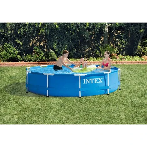 Intex Metal Frame Pool - Aufstellpool - Ø 366 X 76 Cm 2 Intex Metal Frame Pool - Aufstellpool - Ø 366 X 76 Cm – Bild 2