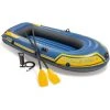 Intex Challenger 2 Set Schlauchboot - 236 X 114 X 41 Cm - 3-teilig - Blau / Gelb