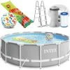 INTEX Prism Frame Swimming Pool Schwimmbecken 427x107 Cm Komplett-Set 26720