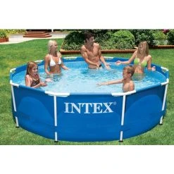 INTEX Metal Frame Swimming Pool 305x76 Cm Schwimmbecken Schwimmbad 28200 -INTEX Geschäft 58212041 5