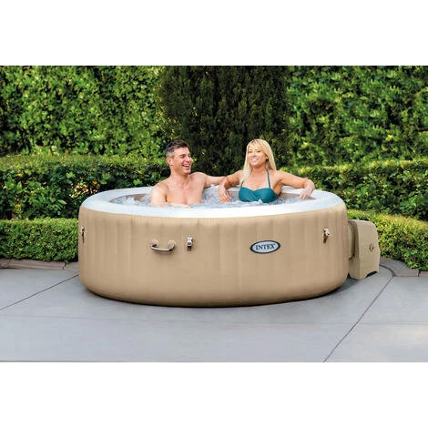 INTEX Whirlpool Pure SPA 28426 Bubble Massage Therapy Für 4 Personen Kalkschutz 2 INTEX Whirlpool Pure SPA 28426 Bubble Massage Therapy Für 4 Personen Kalkschutz – Bild 2