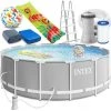 INTEX Prism Frame Swimming Pool Schwimmbecken 457x122 Cm Komplett-Set 26726