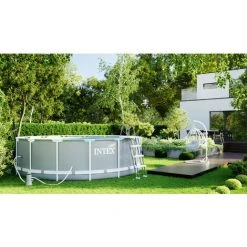 INTEX Prism Frame Swimming Pool Schwimmbecken 457x122 Cm Komplett-Set 26726 7 INTEX Prism Frame Swimming Pool Schwimmbecken 457x122 Cm Komplett-Set 26726 -INTEX Geschäft 58212150 3