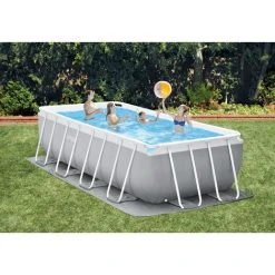 INTEX Prism Frame Swimming Pool 488x244x107 Cm Rechteck Stahlwand Leiter & Pumpe 26792 7 INTEX Prism Frame Swimming Pool 488x244x107 Cm Rechteck Stahlwand Leiter & Pumpe 26792 -INTEX Geschäft 58555266 3