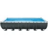 Schwimmbad Rechteckiges Intex 732x366 Cm Oberirdisch Farbe Grau 26364NP | Grau