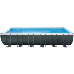 Schwimmbad Rechteckiges Intex 732x366 Cm Oberirdisch Farbe Grau 26364NP | Grau