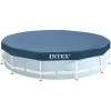 Intex 28032 Round Pool Cover - Poolabdeckplane - Ø 457 Cm - Für Metal Und Prism Frame Pool