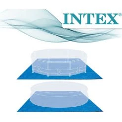 Intex Bodenschutzplane Für Pools Bis Ø 550 Cm