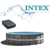 Ersatzfolie Für Intex Frame Pool 488 X 122 Cm XTR Dunkelgrau 112434A