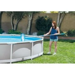 Intex 28003 Pool Reinigungsset Deluxe Bodensauger Kescher Teleskopstange 279cm -INTEX Geschäft 7904334 4