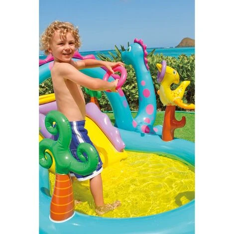 Intex 57135 Play Center Dinoland Planschbecken Pool Wasserrutsche +Bälle 5 Intex 57135 Play Center Dinoland Planschbecken Pool Wasserrutsche +Bälle – Bild 5